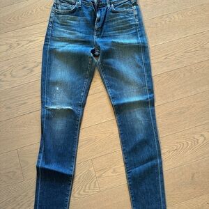 Wilfred/Citizens of Humanity medium wash Skinny high rise Jeans